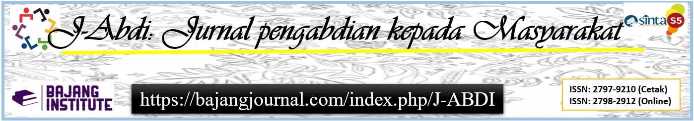J-Abdi: Jurnal Pengabdian kepada Masyarakat